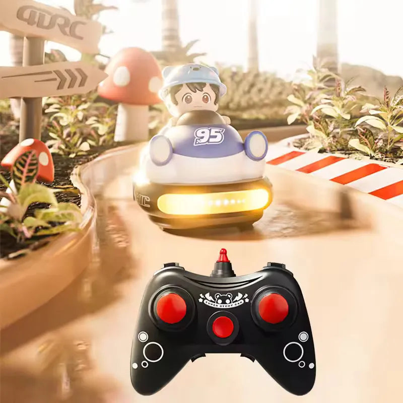RC Ejection Bumper Car: Lights, Music, and Unforgettable 2-Player Racing!
