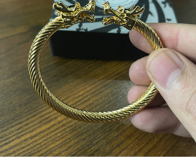Luxury Gold Dragon Bracelet: Premium Craftsmanship, Affordable Price.