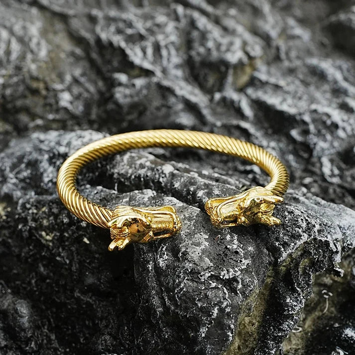 Luxury Gold Dragon Bracelet: Premium Craftsmanship, Affordable Price.