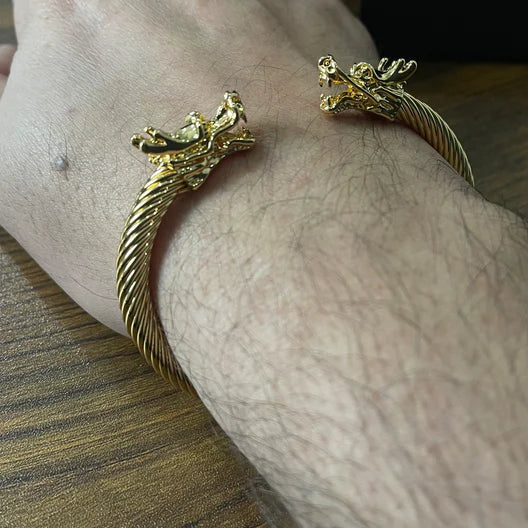 Luxury Gold Dragon Bracelet: Premium Craftsmanship, Affordable Price.