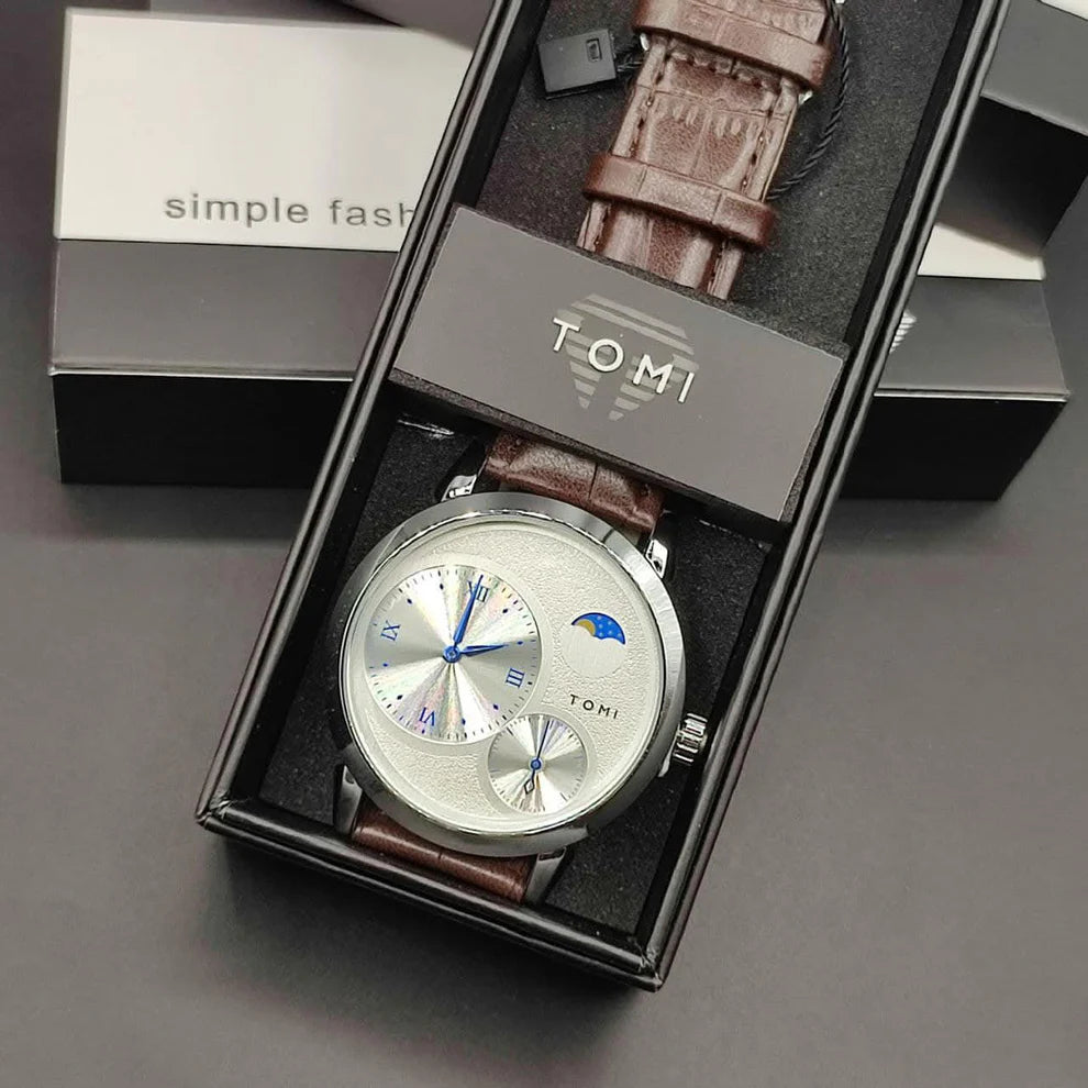 TOMI T-236 Chronograph Moon Graph Watch