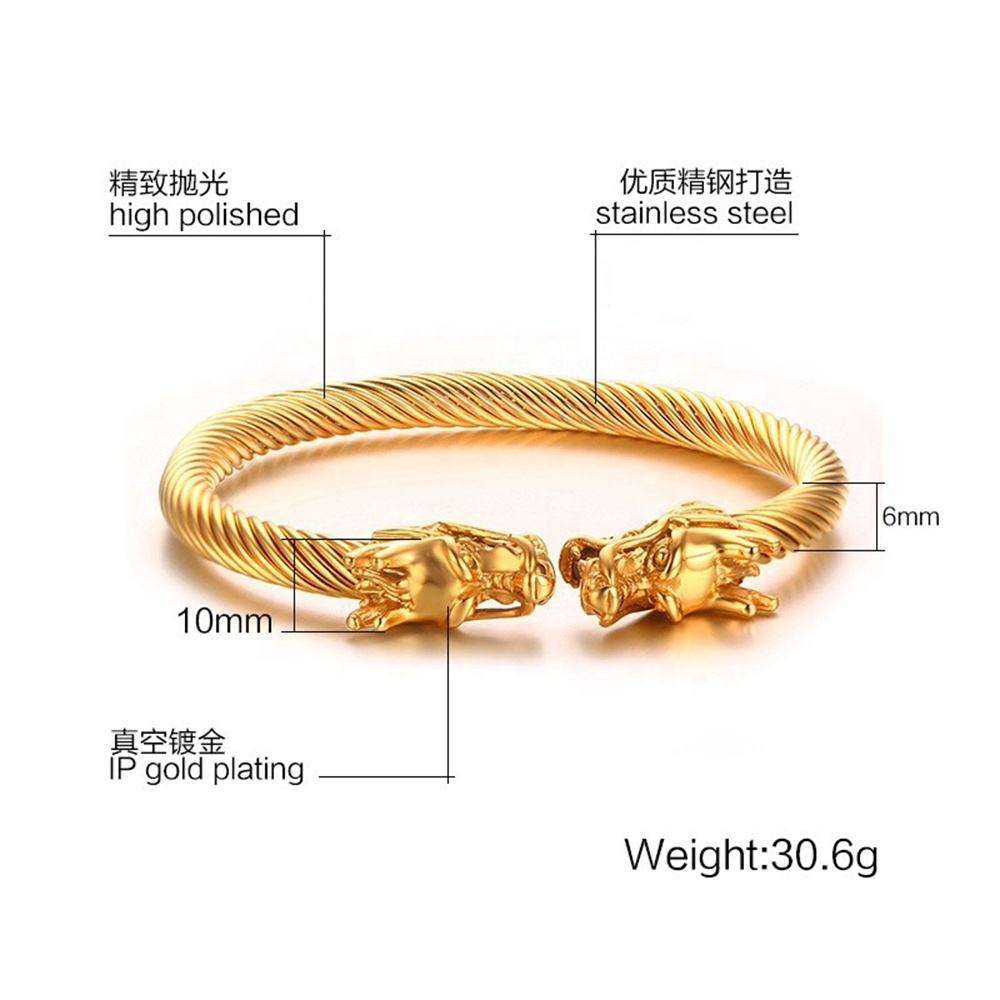 Luxury Gold Dragon Bracelet: Premium Craftsmanship, Affordable Price.
