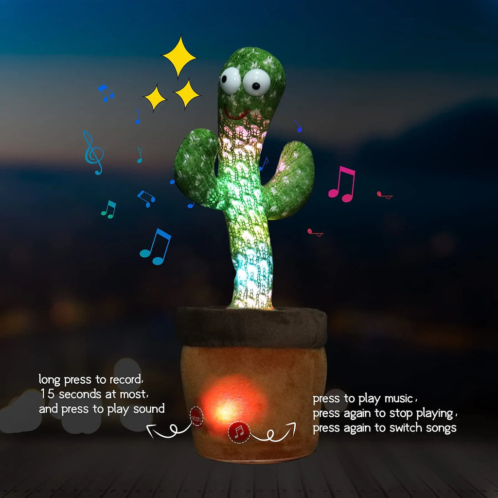 🌵 “Cool Dancing Cactus – Music, Lights & Fun!”