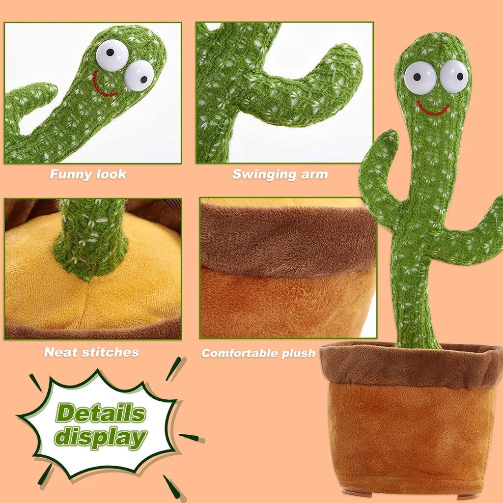 🌵 “Cool Dancing Cactus – Music, Lights & Fun!”