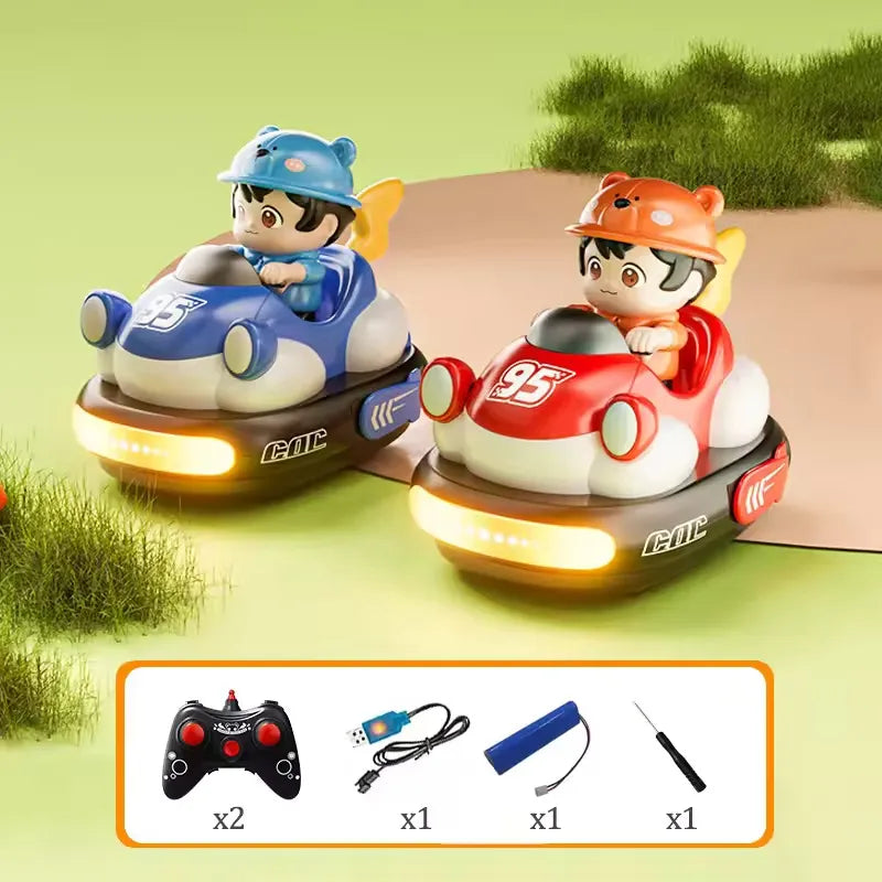 RC Ejection Bumper Car: Lights, Music, and Unforgettable 2-Player Racing!