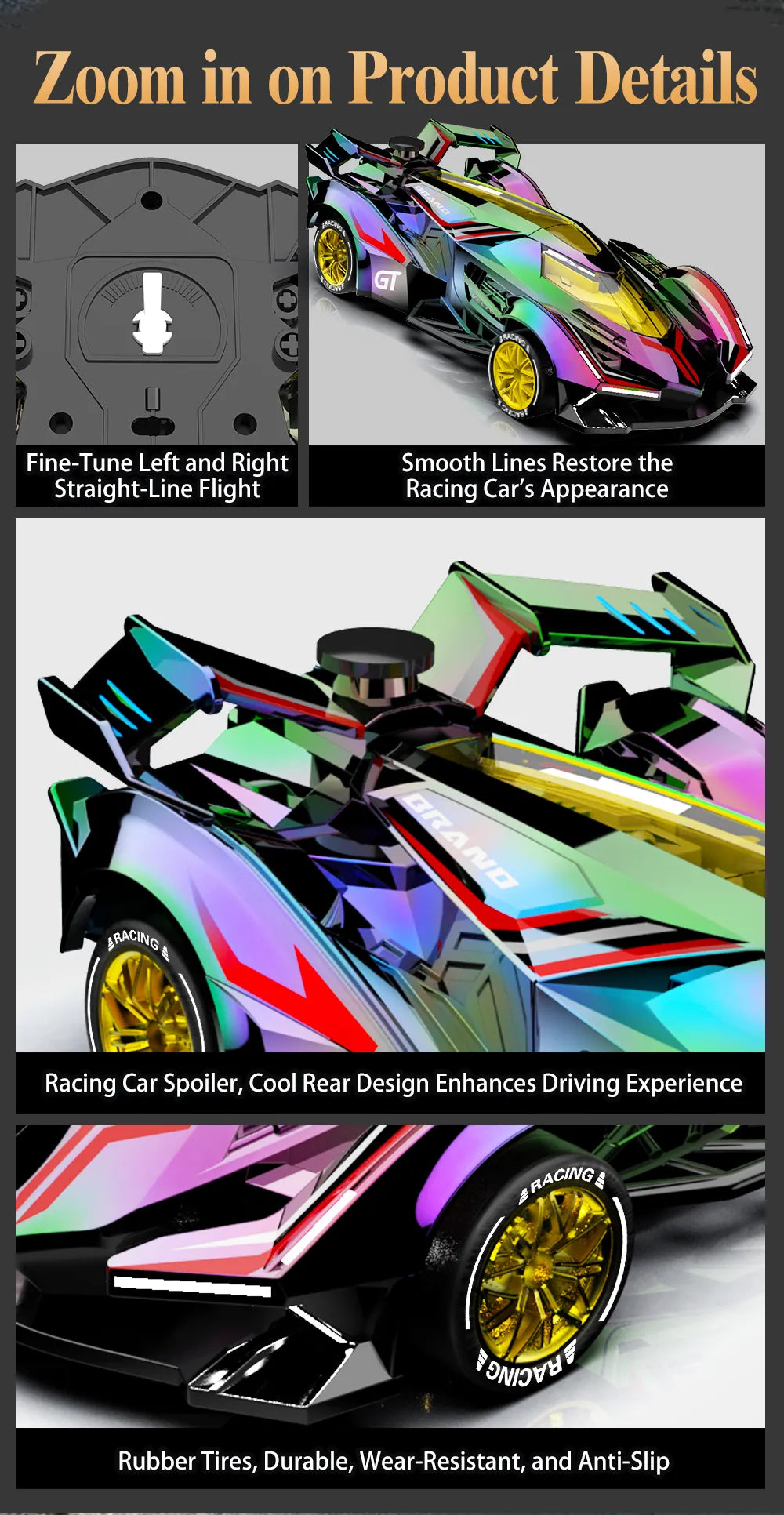 Grantley RC Drift Racing Car: 36 KPH, 4WD Power, & HIGH PERFORMANCE Championship, Spray System!