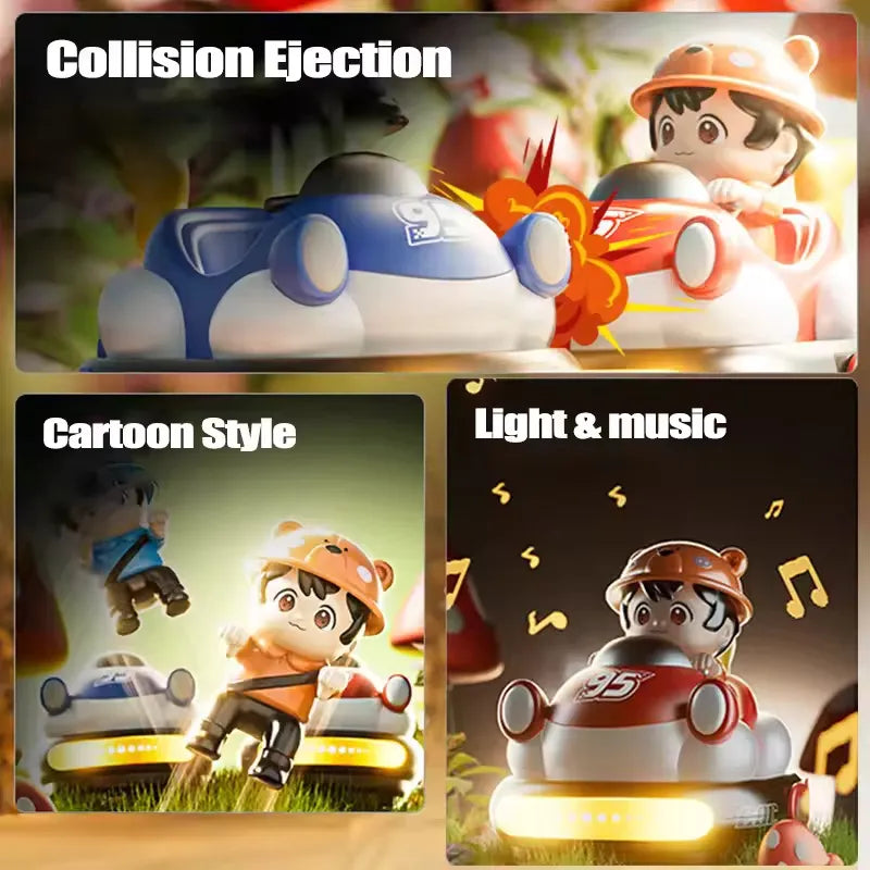 RC Ejection Bumper Car: Lights, Music, and Unforgettable 2-Player Racing!