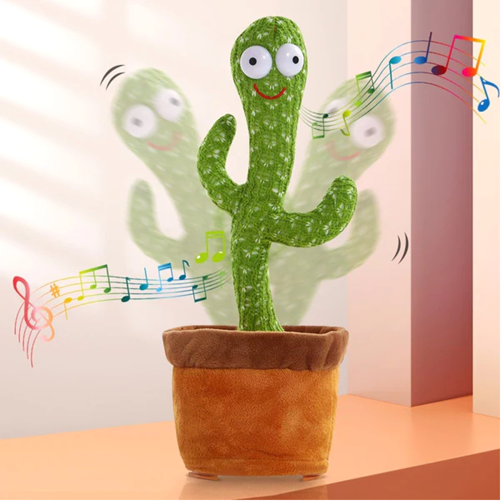 🌵 “Cool Dancing Cactus – Music, Lights & Fun!”