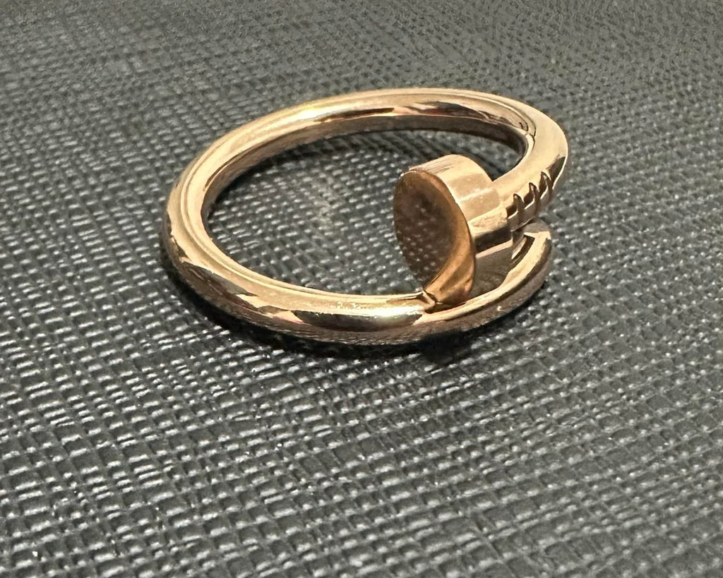 Luxury Gold-Plated Nail Bracelet: Premium Style, Affordable Price.