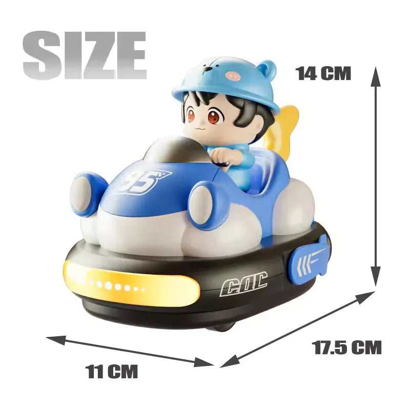 RC Ejection Bumper Car: Lights, Music, and Unforgettable 2-Player Racing!
