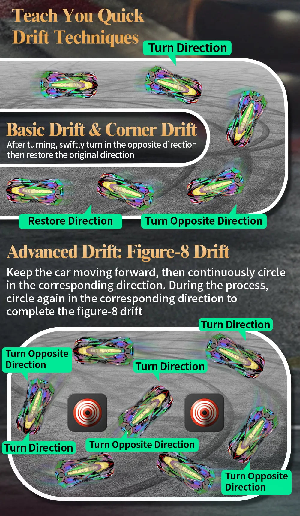 Grantley RC Drift Racing Car: 36 KPH, 4WD Power, & HIGH PERFORMANCE Championship, Spray System!