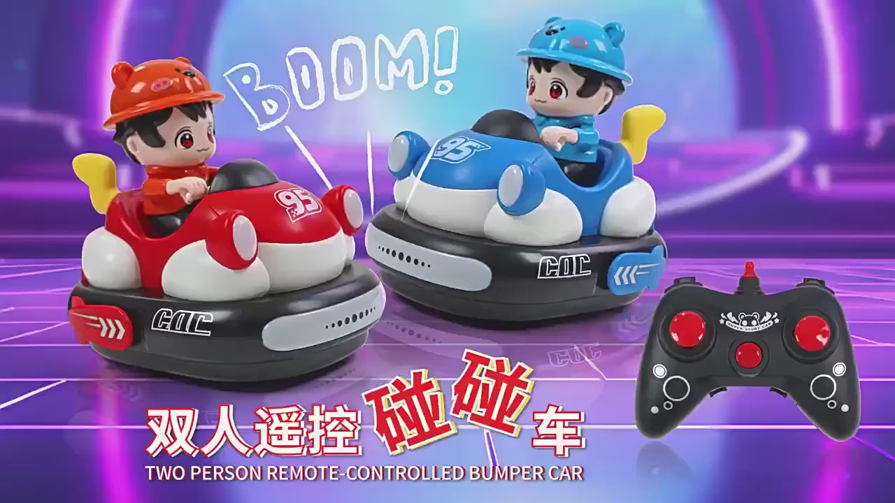 RC Ejection Bumper Car: Lights, Music, and Unforgettable 2-Player Racing!