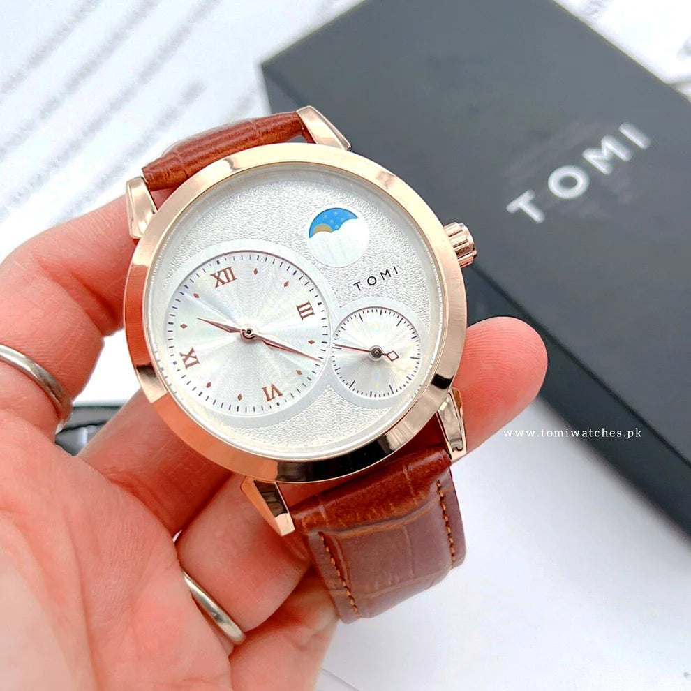 TOMI T-236 Chronograph Moon Graph Watch